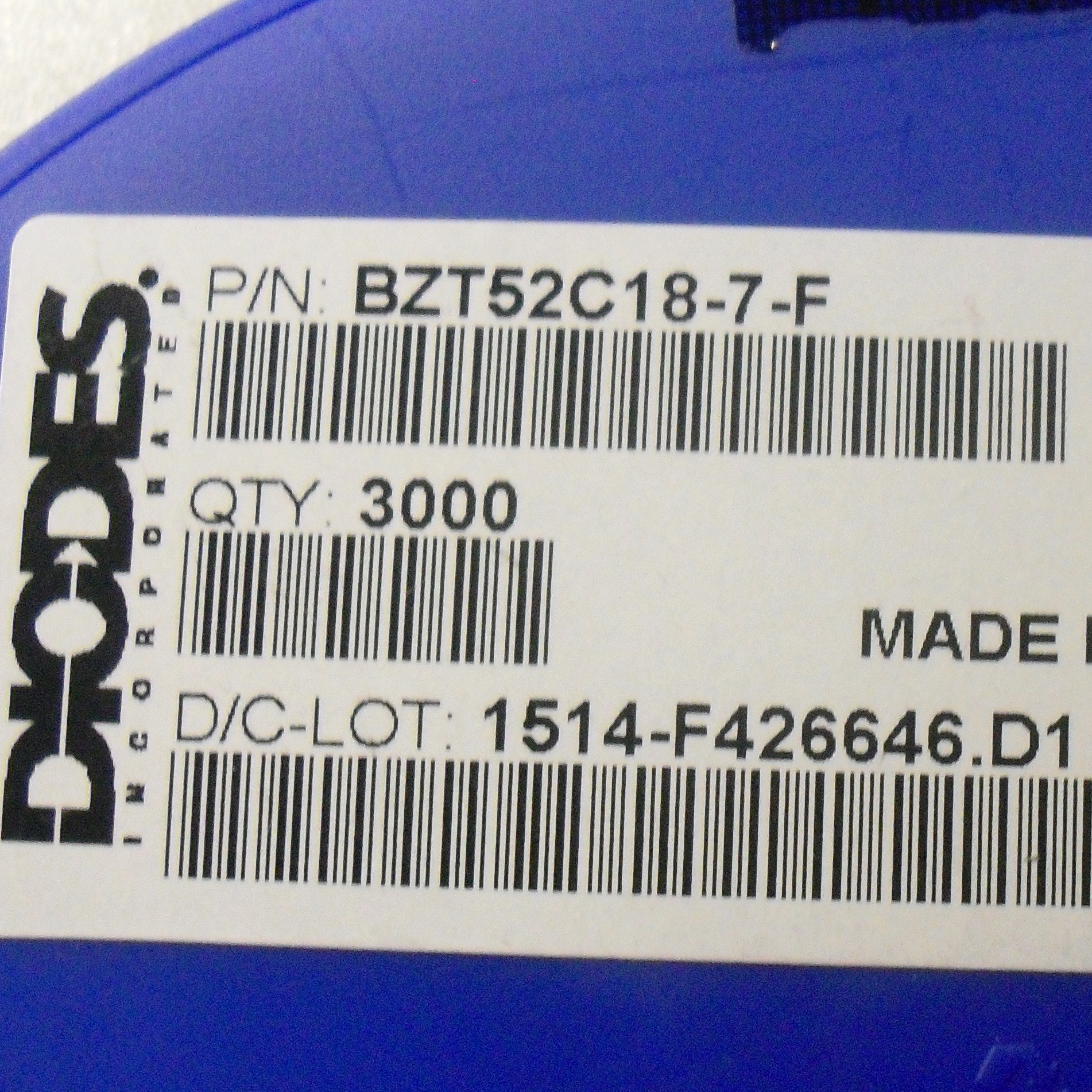 BZT52C18-7-F-DIODES